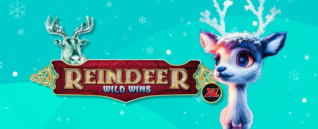 Reindeer Wild Wins XL Slot Game – Vibrant Winter-Themed Slot with a Charming Reindeer Character and Snowy Background, Available at Slots.lv Casino for Festive Gaming Fun